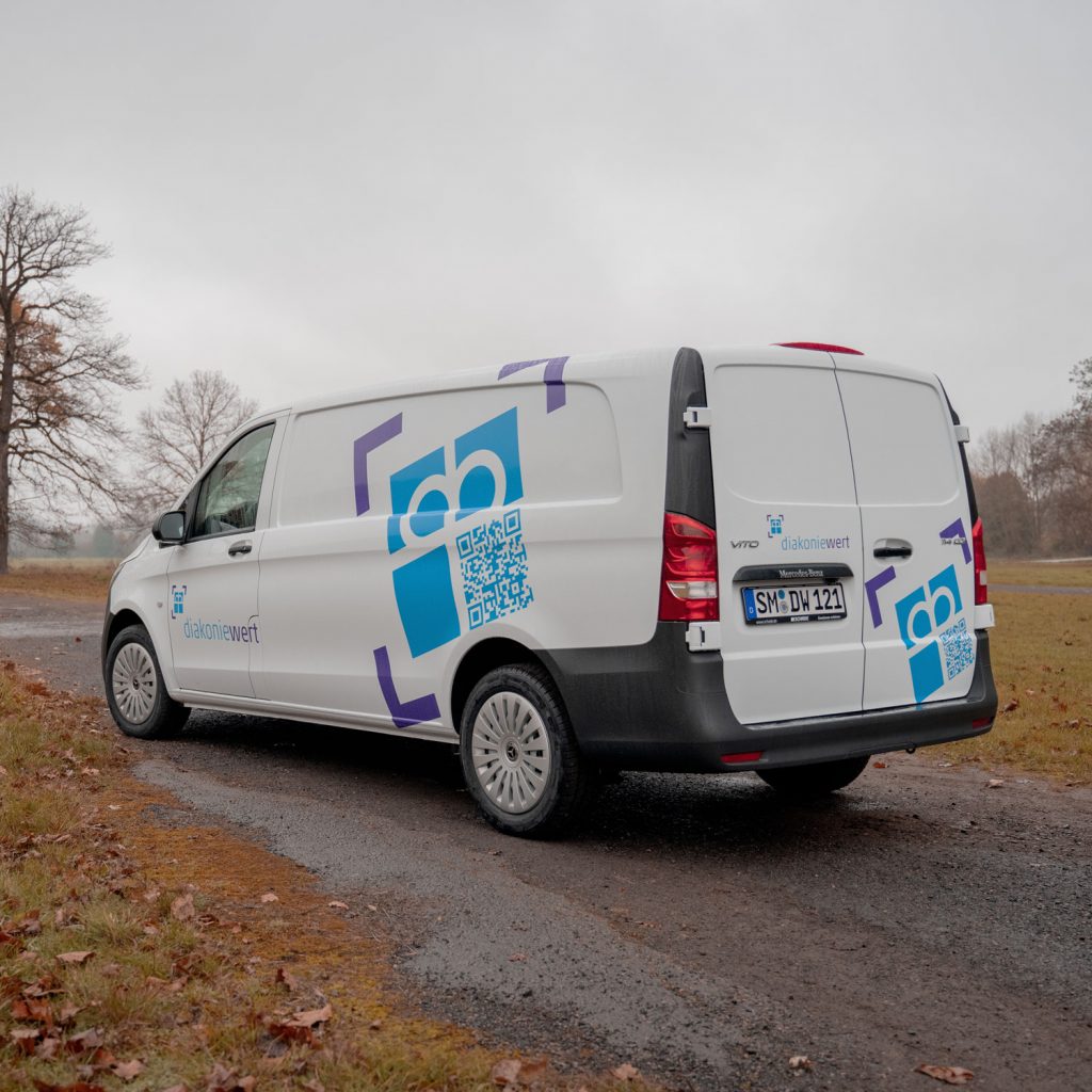 diakoniewert Fahrzeugbeschriftung