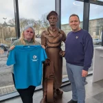 Digitaldruck Textilvereedlung Übergabe