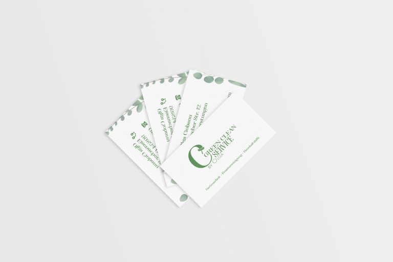 Visitenkarten Green Clean